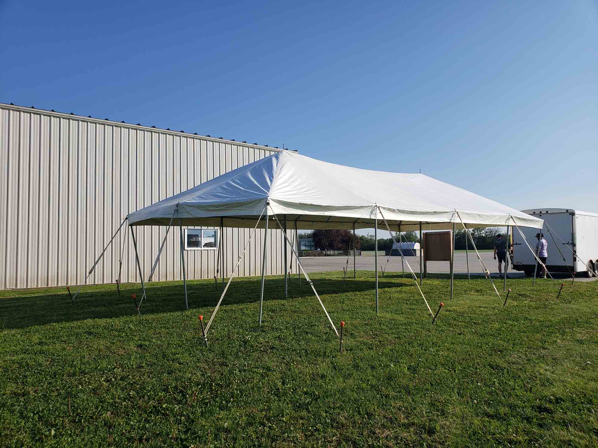 Rental Tent Set Up in Junction City, KS